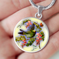 Bird And Flowers - Luxury Necklace