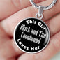 Black and Tan Coonhound v2 - Luxury Necklace