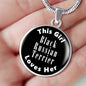 Black Russian Terrier v2 - Luxury Necklace