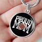 Proud Football Mom - Luxury Necklace