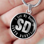 Heart In South Dakota v02 - Luxury Necklace
