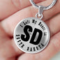 Heart In South Dakota v01 - Luxury Necklace