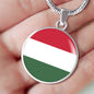 Hungarian Flag - Luxury Necklace