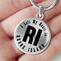 Heart In Rhode Island v01 - Luxury Necklace