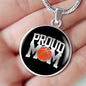 Proud Basketball Mom - Luxury Necklace