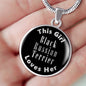 Black Russian Terrier v2s - Luxury Necklace