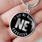 Heart In Nebraska v02 - Luxury Necklace