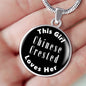 Chinese Crested v2 - Luxury Necklace