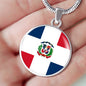 Dominican Flag - Luxury Necklace
