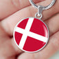 Danish Flag - Luxury Necklace
