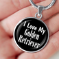 Love My Golden Retriever - Luxury Necklace