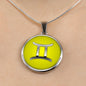 Zodiac Sign Gemini v2 - Luxury Necklace
