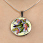Bird And Flowers - Luxury Necklace