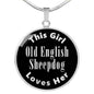Old English Sheepdog v2s - Luxury Necklace