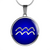 Zodiac Sign Aquarius v2 - Luxury Necklace