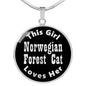 Norwegian Forest Cat v3 - Luxury Necklace
