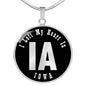Heart In Iowa v02 - Luxury Necklace
