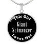 Giant Schnauzer v2s - Luxury Necklace