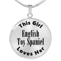 English Toy Spaniel - Luxury Necklace
