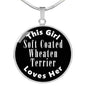 Soft Coated Wheaten Terrier v2 - Luxury Necklace