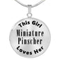 Miniature Pinscher - Luxury Necklace