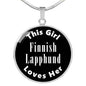 Finnish Lapphund v2 - Luxury Necklace