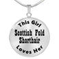 Scottish Fold Shorthair - Luxury Necklace