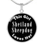 Shetland Sheepdog v2 - Luxury Necklace