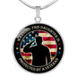 This Daughter Is Protected By A Veteran - Luxury Necklace