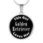 Golden Retriever v2 - Luxury Necklace