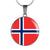 Norwegian Flag - Luxury Necklace