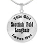 Scottish Fold Longhair - Luxury Necklace