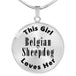 Belgian Sheepdog - Luxury Necklace