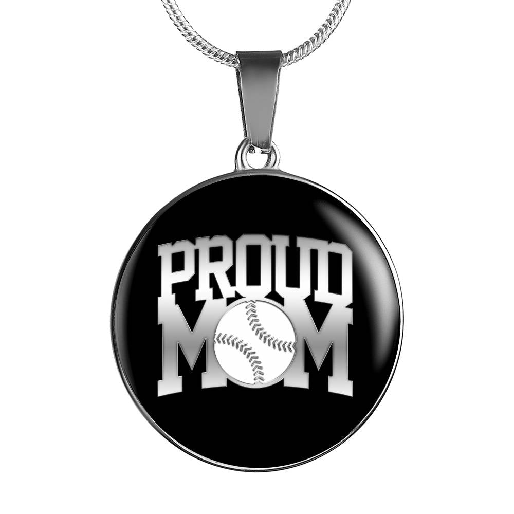 Proud Baseball Mom - Luxury Necklace