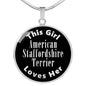 American Staffordshire Terrier v2s - Luxury Necklace