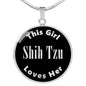 Shih Tzu v2s - Luxury Necklace