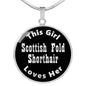 Scottish Fold Shorthair v3 - Luxury Necklace