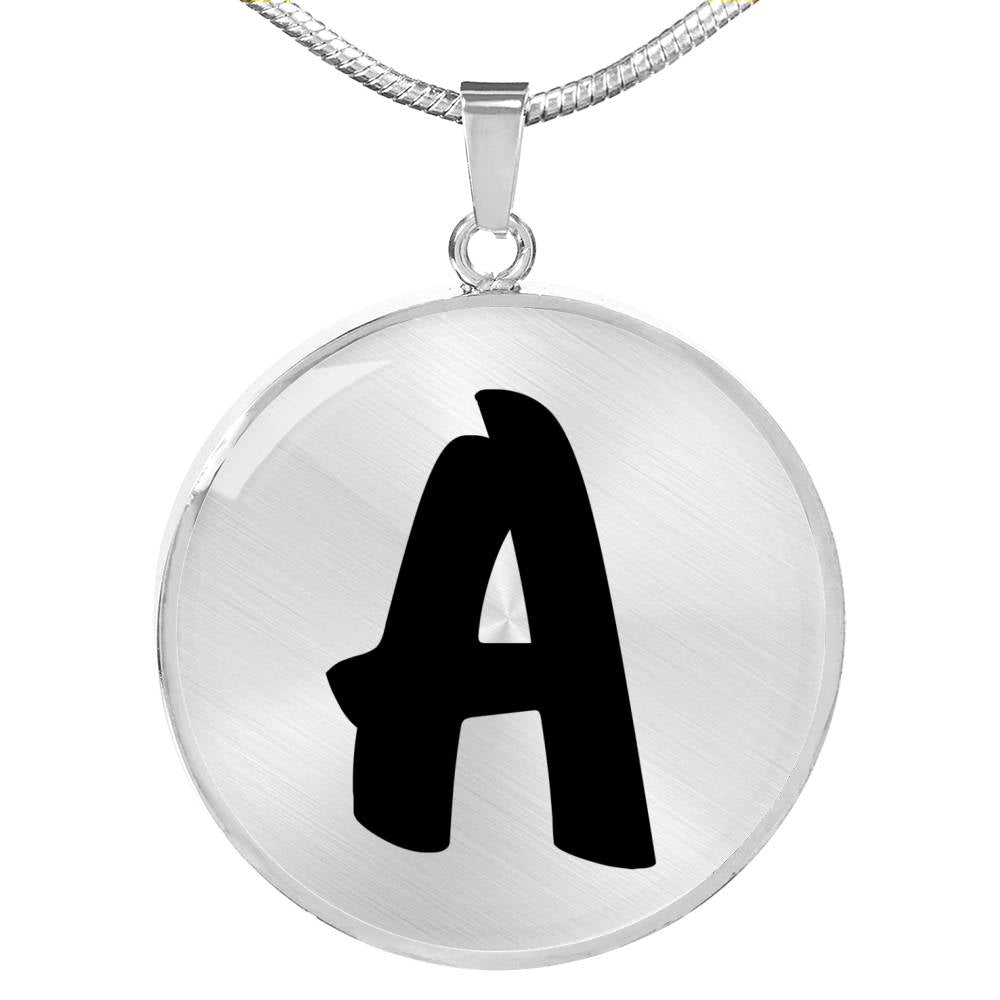 Initial A v1b - Luxury Necklace