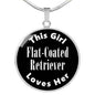 Flat-Coated Retriever v2 - Luxury Necklace