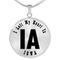 Heart In Iowa v01 - Luxury Necklace