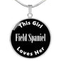 Field Spaniel v2 - Luxury Necklace