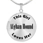 Afghan Hound - Luxury Necklace