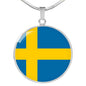 Swedish Flag - Luxury Necklace