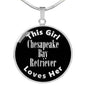 Chesapeake Bay Retriever v2s - Luxury Necklace