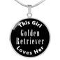 Golden Retriever v2s - Luxury Necklace