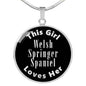Welsh Springer Spaniel v2s - Luxury Necklace