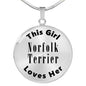 Norfolk Terrier - Luxury Necklace