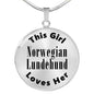Norwegian Lundehund - Luxury Necklace