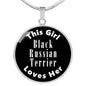 Black Russian Terrier v2 - Luxury Necklace