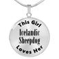 Icelandic Sheepdog - Luxury Necklace
